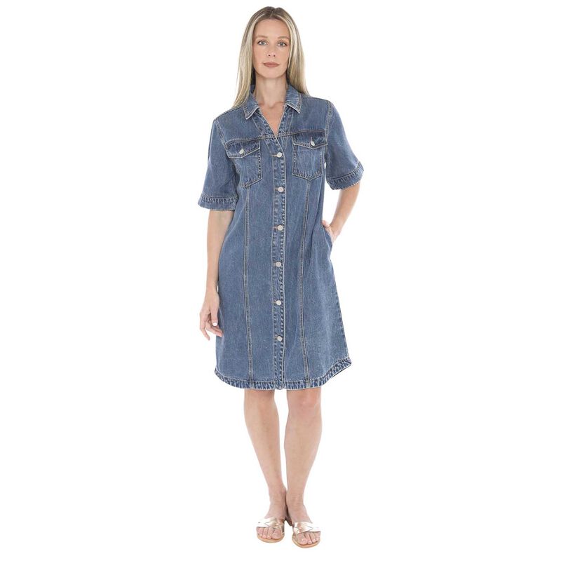 Jump Soft Denim S/S Dress image number 0